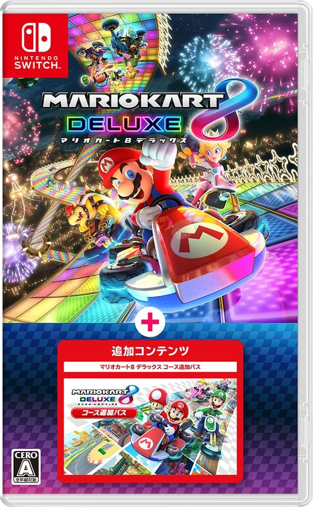 値下げ【美品】マリオカート8 デラックス+コース追加コンテンツ Mario Kart 8 Deluxe + Course Additional Pass -Switch | eBay